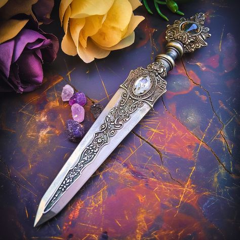 Witchcraft Athame, Magick Rituals, W.i.t.c.h Aesthetic, Witching Hour, Witch Fashion, Witchy Vibes, Ariel, Circles, Witch