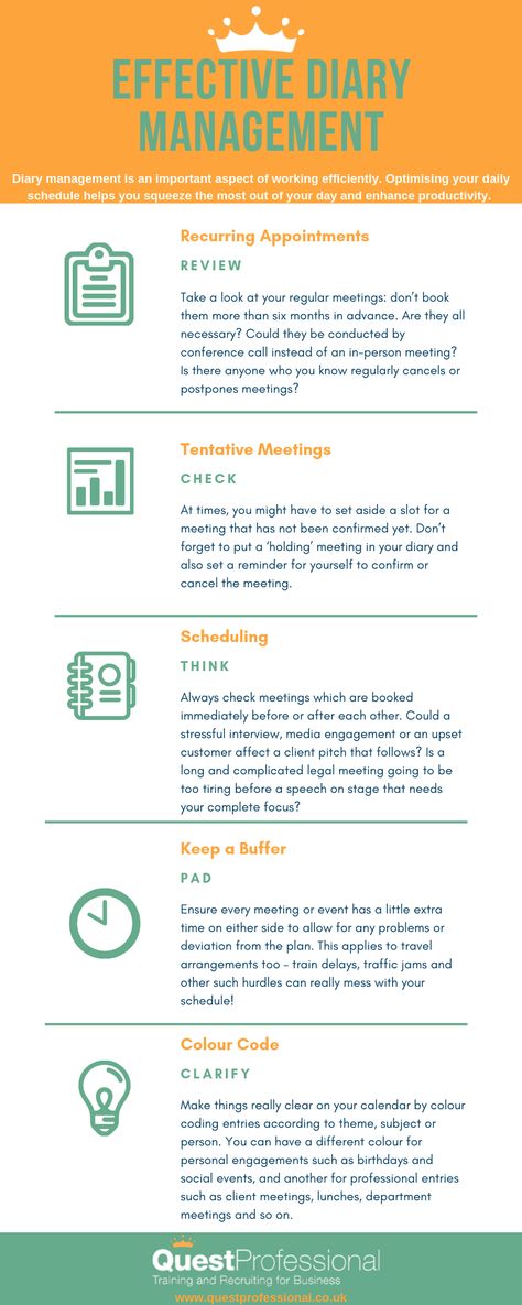 How do you manage your diary & are there more efficient ways to keep you on track? View these quick tips to get your diary in order.  #PA #organisation #personalassistant #executiveassistant #businesssupport #assistant #admin #administrativeassistant #business #personalassistantservice How To Be An Executive Assistant, Executive Assistant Daily Checklist, Office Assistant Tips, Account Executive Tips, Administrative Assistant Organization Templates, Assistant Manager Tips, Executive Assistant Tips And Tricks, Office Administration Tips, Legal Assistant Organization