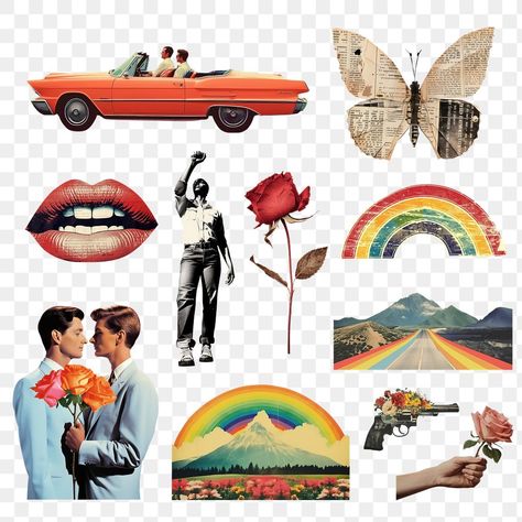 Lgbtq Collage, Pride Collage, Collage Png, Discord Channels, Gay Pride, Creative Studio, Transparent Background, Collage