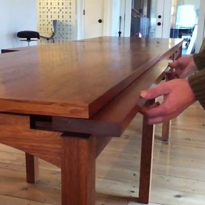 Expanding Table, Custom Dining Table, Custom Dining Tables, An Architect, Woodworking Ideas, Affordable Furniture, Furniture Maker, Cabinet Makers, Table Ideas