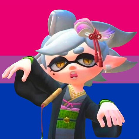 Marie Pfp, Pan Pfp, Pride Pfp, Pan Pride, Ace Pride, Just She, Lgbtq Pride, Splatoon, Made By Me