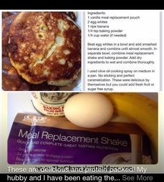 Advocare Diet, Advocare Cleanse, Banana Pancake Recipe, Advocare Recipes, Banana Pancake, 24 Day Challenge, Meal Replacement Shakes, Meal Replacement, Pancake Recipe