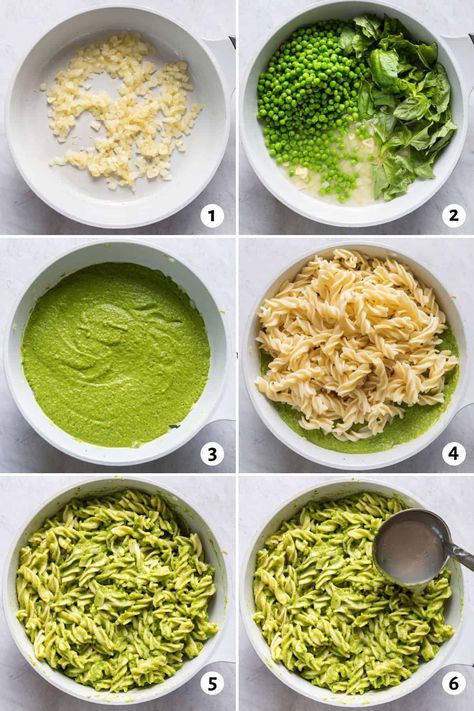 Pasta with Peas {Spring Vegetarian Recipe} | FeelGoodFoodie Can Pea Recipes, Peas In Pasta, Peas Pesto Pasta, Peas And Cheese Pasta, Spring Pea Pesto, Vegan Recipes With Peas, Pea And Pesto Pasta, Broccoli Pea Pasta, Spinach Pea Pasta