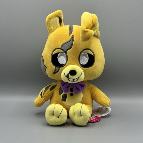 Five Nights At Freddy's Springtrap Chibi Plush Five Nights At Freddy's Most Terrifying Villain, Springtrap, Has Been Transformed Into A Chibi Plush! Add This Unassuming Springtrap Plush To Your Collection... Just Don't Let Your Guard Down... * 10" Tall * Polyester * Imported Springtrap Plush, Five Nights At Freddy's Springtrap, Chibi Plush, Fnaf Springtrap, Letting Your Guard Down, Baby Stuffed Animals, Security Breach, Five Night, Five Nights At Freddy's