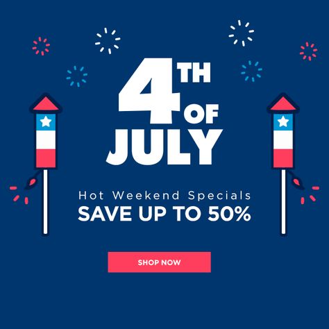 Hero Ideas, Banner Layout, July 4th Sale, American Day, 4th Of July Parade, Sale Campaign, Dive Computers, Scuba Gear, Email Marketing Template