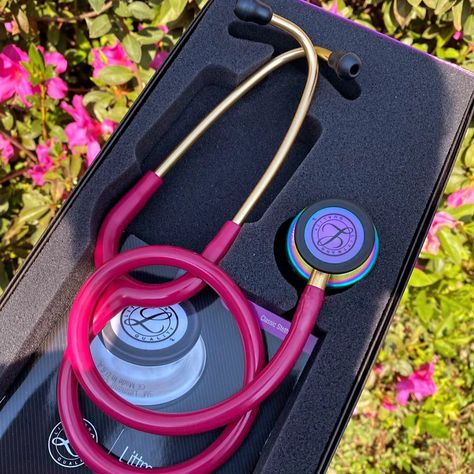 Littmann Stethoscope, Stethoscopes, Future Job, Future Jobs, Med School, School Gifts, Gift List, Dream Job, Pink And Gold