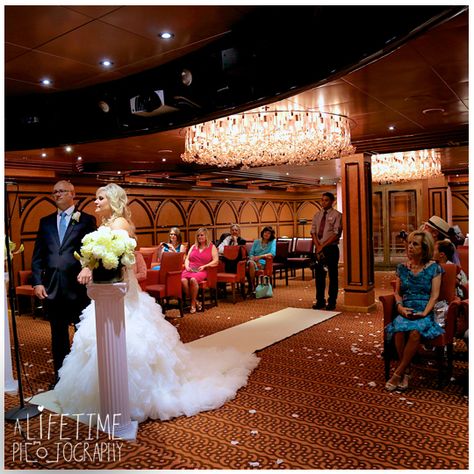 Destination wedding photographer. Wedding ceremony on the carnival Conquest cruise! Carnival Cruise Wedding Pictures, Cruise Ship Wedding Dress, Cruise Wedding Ideas Decor, Cruise Wedding Ideas Carnival, Cruise Wedding Ideas, Cruise Wedding Photos, Cruise Wedding Dress, Carnival Cruise Wedding, Carnival Conquest Cruise