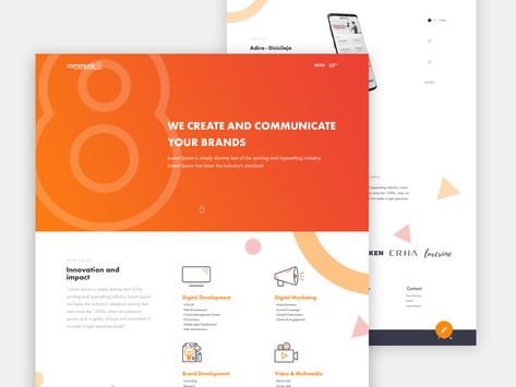 Agency Website orange agency website ui website ui branding design Web Design Orange, Orange Branding Design, Website Design Orange, Orange Website Design, Orange Website, Orange Branding, Orange Web, Ux Design Portfolio, Ui Website