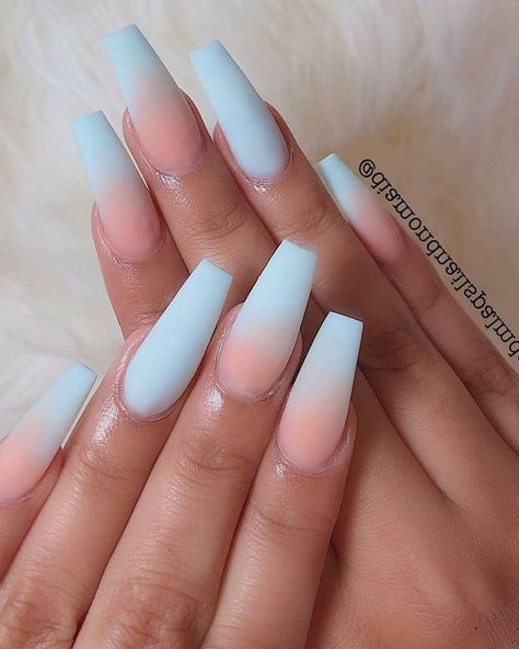 (paid link) Blue coffin nails designs short ideas | nails, blue nails, cute nails Acrylic Nails Coffin Ombre, Trendy Nails Ideas, Unghie Sfumate, Purple Acrylic Nails, Red Acrylic Nails, Blue Acrylic Nails, Ombre Acrylic Nails, Edgy Nails, Glamour Nails