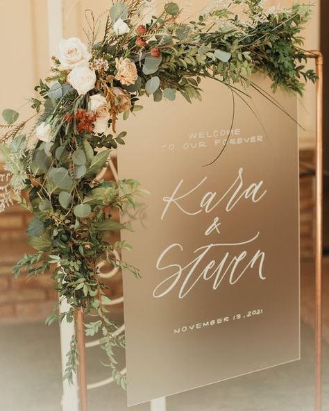 Wedding Welcome Sign Frosted Acrylic, Whimsical Wedding Welcome Sign, Frosted Acrylic Wedding Signs, Simple Welcome Sign, Navy Blue And Gold Wedding, 22 Birthday, Wedding Signs Diy, Signs Diy, Wedding 2025