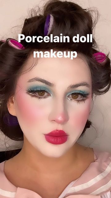 @mariiyamua on Instagram: "Porcelain doll makeup tutorial #porcelaindoll #porcelaindollmakeup" Porcelain Makeup, Doll Makeup Tutorial, Porcelain Doll Makeup, Cute Makeup Ideas, Luxury Vibes, Doll Makeup, Copenhagen Style, Halloween Make Up, October 27