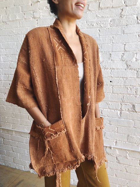 Wabi Sabi Clothing Style, Wabi Sabi Outfit, Wabi Sabi Style Clothes, Wabi Sabi Clothes, Wabi Sabi Fashion, Hand Dyed Clothing, Dresses And Jackets, Indigo Dress, Zero Waste Fashion