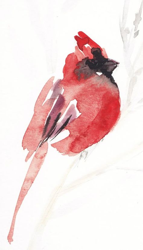 Red cardinal card Christmas illustration #christmasillustration Christmas illustrations #christmasillustrations #christmas #illustration #illustrations Merry christmas #merrychristmas  4.632 Cardinal Birds Art, Cardinal Watercolor, Cardinal Painting, Watercolour Wall, Bird Watercolor Paintings, Northern Cardinal, Bird Watercolor, Watercolor Birds, Paintings Tutorials