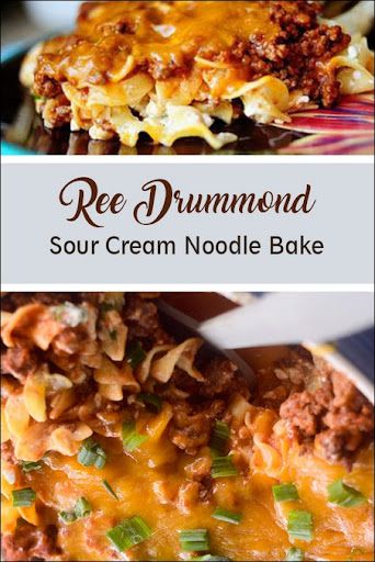 Pioneer Women Sour Cream Noodle, Ree Drummond Pasta Recipes, Ree Drummond Sour Cream Noodle Bake, Pioneer Woman Noodle Bake, Egg Noodle Lasagna Bake, Rea Drummond Recipes, Lee Drummond Recipes, Sour Cream Pasta Bake, Pioneer Woman Sour Cream Noodle Bake