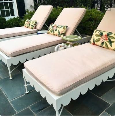 Horse Country Chic: Tory Burch Garden Party Palm Beach Style, Backyard Beach, Chaise Lounges, Outdoor Rooms, Country Chic, Pool Houses, Pool House, Outdoor Living Space, Outdoor Bed