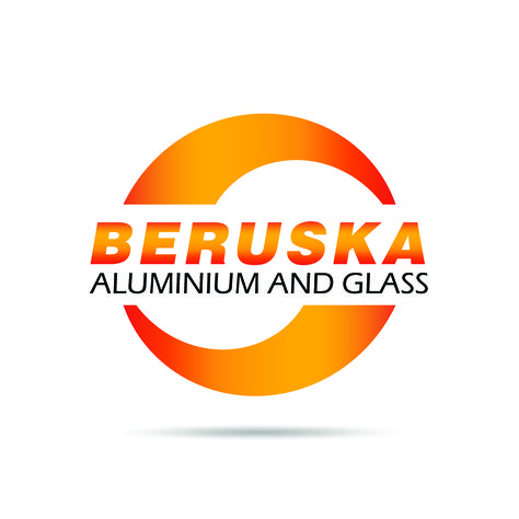 Logo design for Beruska - an aluminium and glass engineering company Designing Logo, Vodafone Logo, King Logo, Burger King Logo, Company Logo, Tech Company Logos, Logo Design, Engineering, ? Logo