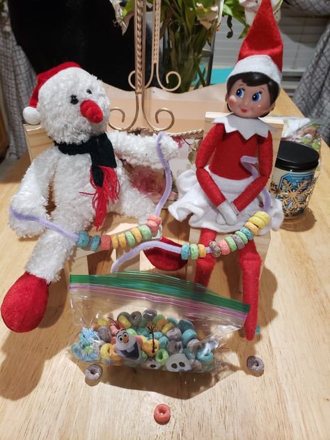 Friendship  bracelets On The Shelf, Elf On The Shelf, Friendship Bracelets, Elf, Shelves, Holiday Decor, Home Decor, Home Décor