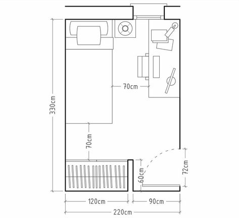 Hostel Room Makeover, Bedroom Layouts For Small Rooms, Small Room Layouts, Bedroom Layout Design, Dorm Room Layouts, Small Bedroom Layout, Hostel Room, Bedroom Furniture Layout, Student Room