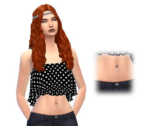 4 Belly Button Piercing, Piercing Cc, Different Types Of Rings, Piercing Navel, Mouth Piercings, Belly Piercings, Sims 4 Piercings, Piercing Chart, Bellybutton Piercings