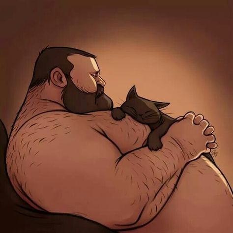 Fat Character, Gay Comics, Bear Illustration, Lgbt Art, Queer Art, Cartoon Man, Bear Art, Bear Cartoon, Gay Art