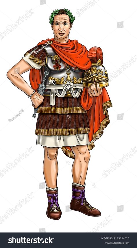 Roman Emperor Gaius Julius Caesar Drawing Stock Illustration 2195034025 | Shutterstock Julius Caesar Illustration, Julius Caesar Drawing, Emperor Illustration, Caesar Costume, Julius Caesar Costume, Gaius Julius Caesar, Roman Legion, Julius Caesar, Roman Emperor