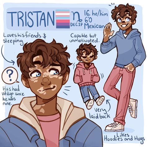 Cute vitiligo OC by toastchild Boy Oc, Cartoon Kunst, 25k Followers, Lgbt Art, Happy Pride, Dibujos Cute, Dessin Adorable, Character Sheet, Cute Art Styles