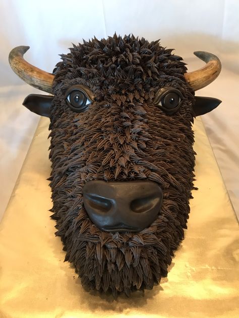 Mascot Ideas, Wild Buffalo, Buffalo Recipe, Fun Cakes, Cat Cake, Big 5, Food Crafts, Birthday Cake Kids, Sweet Cakes