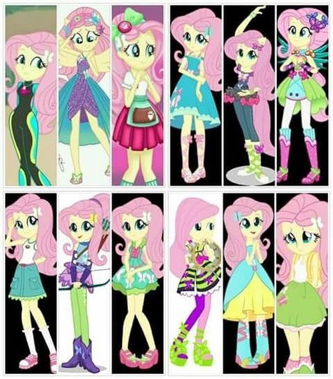 Which Outfit of FLUTTERSHY do you like the most #fluttershy #equestriagirls Fluttershy Outfit, Mlp Costume, Equestria Girls Twilight Sparkle, Fluttershy Cosplay, Marceline Adventure Time, Outfits Cartoon, Bubblegum Marceline, Twilight Equestria Girl, Fluttershy Human