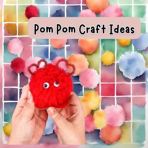 Pom Pom Animals, Pom Pom Baby, Pom Pom Flowers, Pom Pom Pillows, Pom Pom Wreath, Pom Pom Maker, Pencil Toppers, Pom Pom Crafts, Pom Pom Garland