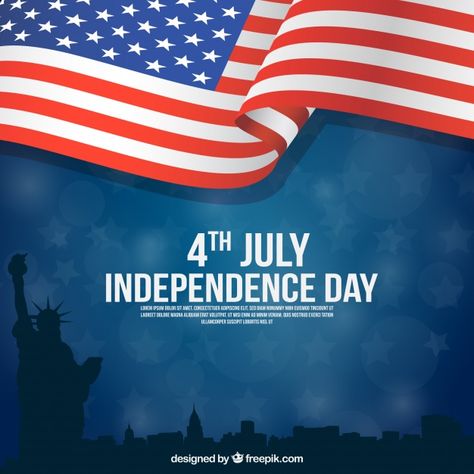 American independence day in new york Free Vector Independence Day Post, Us Independence Day, America Independence Day, American Independence Day, American Independence, Art Society, Musical Art, Graphic Editing, Happy Independence Day