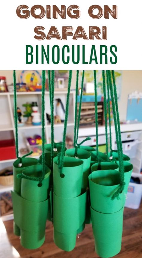 Outdoor Preschool Lessons, Preschool Crafts Wild Animals, Habitat Theme Preschool, Orangutan Activities For Preschool, Safari Binoculars Craft, Jungle Week Activities, Jungle Animal Theme Preschool, Science Animal Activities Preschool, Pre K Jungle Crafts