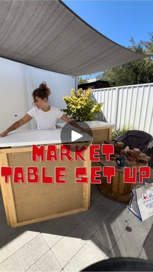 328 reactions · 47 shares | Market table set up ! ✨

What I love with our handmade table is that they are at the height of the walkers 😊 it changes everything ! 

Okay, I’m not the market queen, giving tips, if we remember the beginning of my market vendor adventure just a few month ago, picture this: me, a total newbie, stumbling into the market scene like a lost puppy. I was about as prepared as a popsicle in a sauna 😅. Couldn’t handle the weather, couldn’t even figure out how to open my own dang gazebo ! True story: one wind day, I took of the weight before pop down the height and it decided to take flight and land on the car of the poor vendor next to me. Oops 😬 

Which is good is I never give up. I have improved since but I have still got a lot to learn. 

Sure, I can laugh at my b Pop Up Event Set Up Ideas, Food Tent Booth Ideas, Pop Up Table Display Ideas, Craft Market Table, Table Display Ideas Vendor, Market Table Display Ideas, Vendor Table Display Ideas, Vendor Table Display, Wind Day