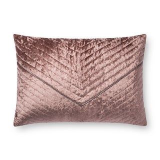 Bedroom Rose Gold, Rose Gold Pillow, Loloi Pillows, Envelope Pillow, Gold Pillow, Rose Pillow, Rectangle Pillow, Loloi Rugs, Pillows And Throws