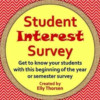 Get to know your students with this beginning of the year or semester survey. Helps build rapport with students and improve classroom management Math Survey For Students, Parent Survey Beginning Of The Year, Student Survey Middle School, Therapy Topics, Human Body Organ System, Curriculum Writing, Interest Inventory, Student Interest Survey, Building Rapport