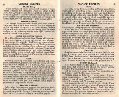 Canning Recipes – Vintage Home Canning Guide « RecipeCurio.com Cucumber Relish Recipes, Canning Guide, Kerr Jars, Pear Sauce, Soup Starter, Recipes Vintage, Canned Potatoes, Low Acid Recipes, Metal Tub