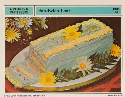 70s Dinner Party food - in pictures | Food | The Guardian 60s Food, 70s Dinner Party, Dinner Party Food, 70s Food, Appetizer Sandwiches, Party Sandwiches, Baked Alaska, Vintage Dessert, Dinner Party Recipes