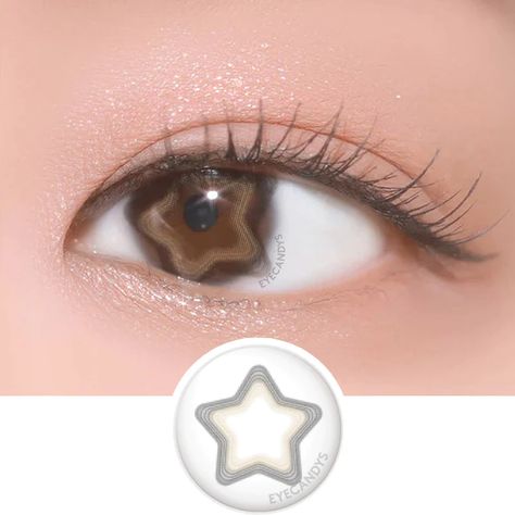 buy #coloredlenses #contactlens #browneyes colored contacts Decorate Glasses Eye, Crazy Eye Contacts, Hello Kitty Contact Lenses, Asian Colored Contacts, Unique Eye Contacts, Cosplay Eye Contacts, Cute Contact Lenses, Star Eye Contacts, Star Contact Lenses