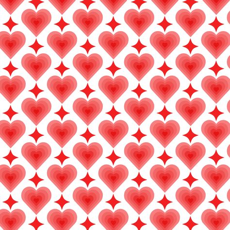 Heart shape pattern design Repeating Heart Pattern, Heart Fabric Pattern, Hearts Graphic Design, Heart Graphic Design, Luv Letter, Night Illustration, Heart Vector, About Heart, Valentines Patterns