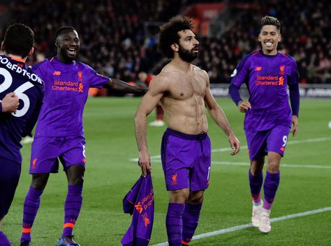 Mohammed Salah / Liverpool Purple Football Aesthetic, Purple Football, Mohammed Salah, Football Aesthetic, Liverpool Wallpapers, Salah Liverpool, Football Players Photos, This Is Anfield, Liverpool Players