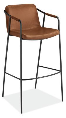 Kitchen Counter Bar Stools, Island Stools, Entryway Inspiration, Leather Counter Stools, Counter Bar, Living Room Accent Tables, Leather Bar Stools, Ottoman In Living Room, Modern Bar Stools