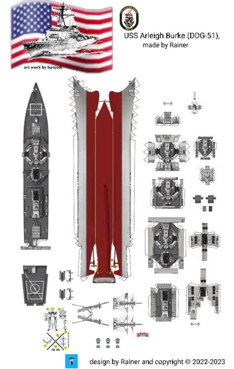 Ship Papercraft, Paper Tanks, Paper Boats, Model Warships, Free Paper Models, Game Terrain, Naval History, Model Tanks, Paper Work