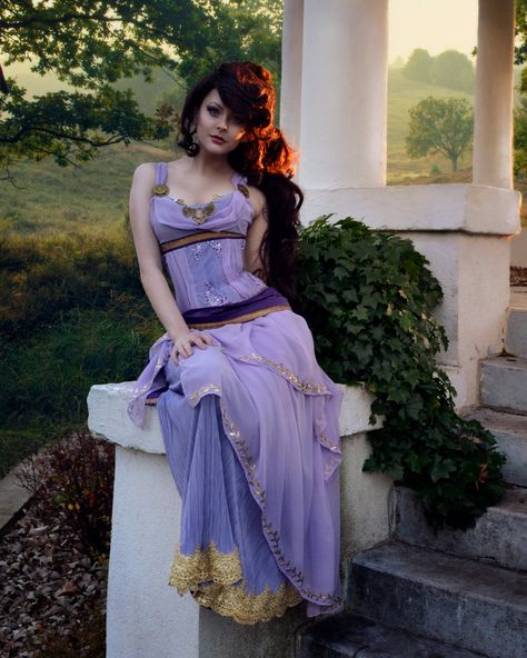 Megara Costume, Meg Costume, Meg Cosplay, Megara Cosplay, Disney Cosplay Ideas, Hercules Costume, Disney Princess Cosplay, Disney Hercules, Princess Cosplay