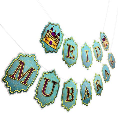 Eid Bunting, School Wall Decoration, Ied Mubarak, Eid Banner, Ramadan Party, Eid Mubarak Banner, Electrical Shop, Eid Mubarak Decoration, Muslim Ramadan