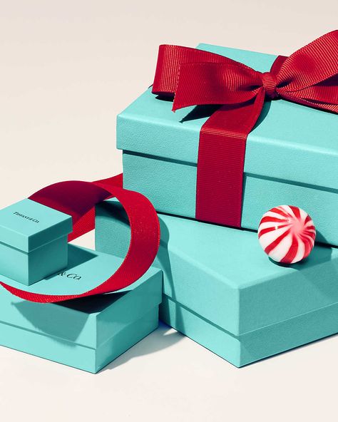 The brand has launched an exclusive catalogue with gifts ranging from a Tiffany Blue motorbike to a trip to Kenya. Gift Branding, Tiffany Gifts, Jewelry Packaging Design, Apple Christmas, Product Shooting, Rich Luxury, Visual Language, Christmas Packaging, Custom Ring Designs