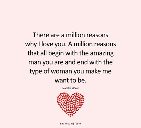 57 ‘I Love You Because’ Quotes: Tell Your Boyfriend Why You Love Him Why Do You Love Him Quotes, Do I Love Him Quotes, Love You So Much Quotes For Him, I Love You Because Quotes, I Love You So Much Quotes For Him, How Much Do You Love Me Answers, I Love U Quotes For Him, Why Him Quotes, How Much I Love You Quotes For Him