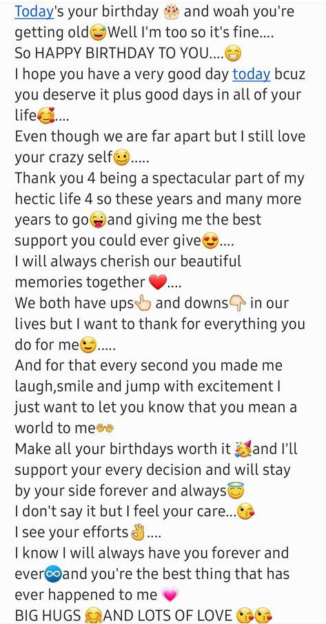 Birthday Long Wishes For Best Friend, Long Birthday Wishes For Brother, Happy Birthday Paragraph For Brother, Long Birthday Wishes For Sister, Birthday Wishes For Long Distance Brother, Long Distance Sister Birthday Wishes, Long Birthday Wishes For Best Friend, Happy 22 Birthday Wishes, Unique Bday Wishes For Friend