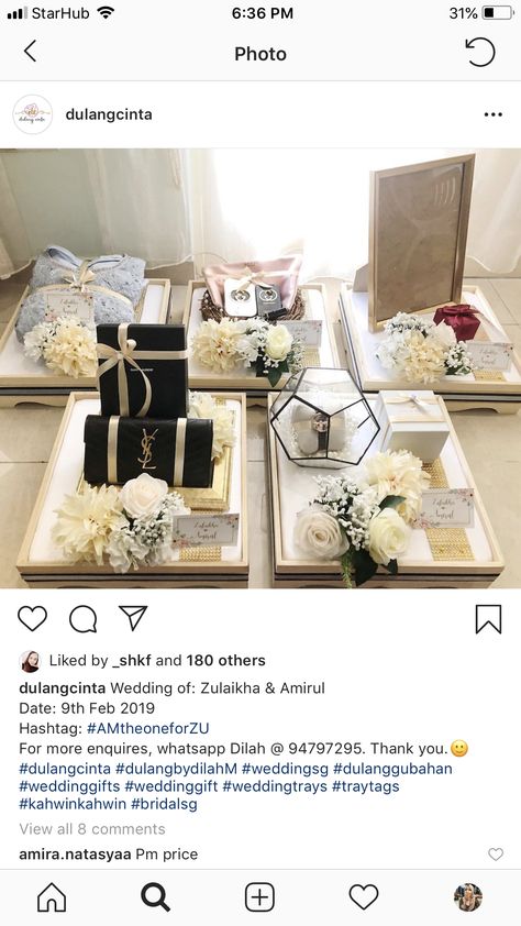 Dulang Hantaran Ideas White, Hantaran Aesthetic, Baat Pakki Ideas, Dulang Hantaran Ideas, Hantaran Ideas, Pelamin Nikah, Baat Pakki, Wedding Planning Gifts, Dulang Hantaran