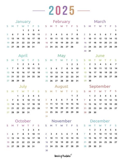 2025 Calendar Cute, 2025 Yearly Calendar, Calender 2025 Printable, 2024 Yearly Calendar, 2025 Calendar Printable Free, Bullet Journal On Ipad, Living Well Planner, Study Calendar, Printable Yearly Calendar