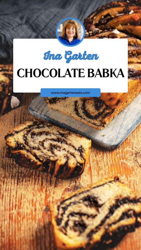 Ina Garten Chocolate Babka Nutella Recipe, Babka Recipe, Chocolate Babka, Nutella Recipes, Challah, Easy Chocolate, Decadent Desserts, Coffee Cake, Yummy Cakes