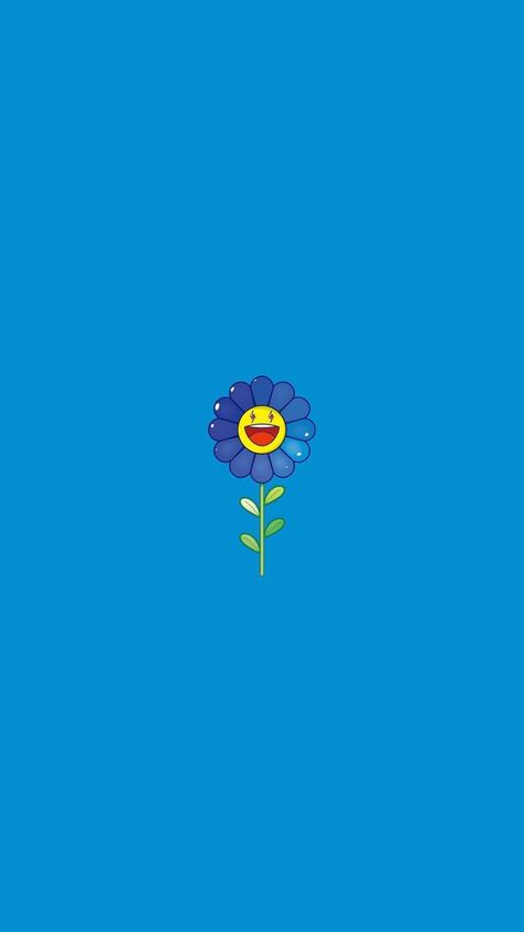 Takashi Murakami Flower Wallpaper, Murakami Flower Wallpaper, Takashi Murakami Flower, Murakami Flower, 90s Wallpaper, Kobe Bryant Wallpaper, Blue Wallpaper Iphone, Hippie Wallpaper, Iphone Wallpaper Photos